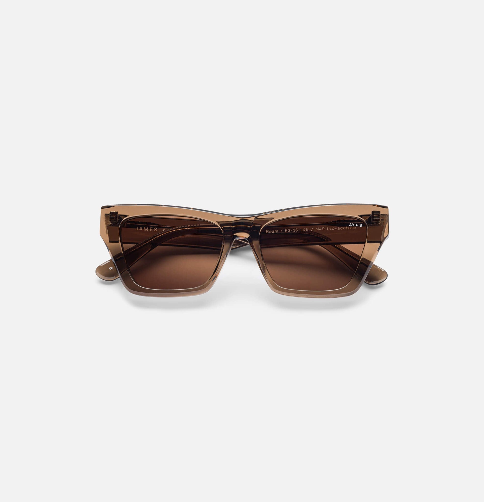 Beam - Transparent coffee brown - James Ay - Model
