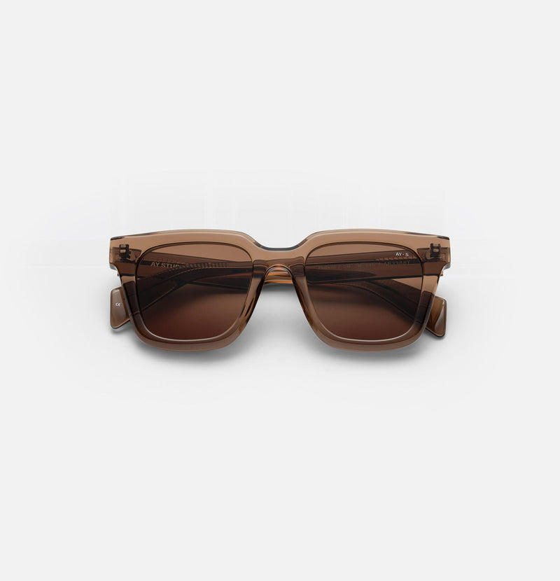 Ruben - Transparent coffee brown - James Ay