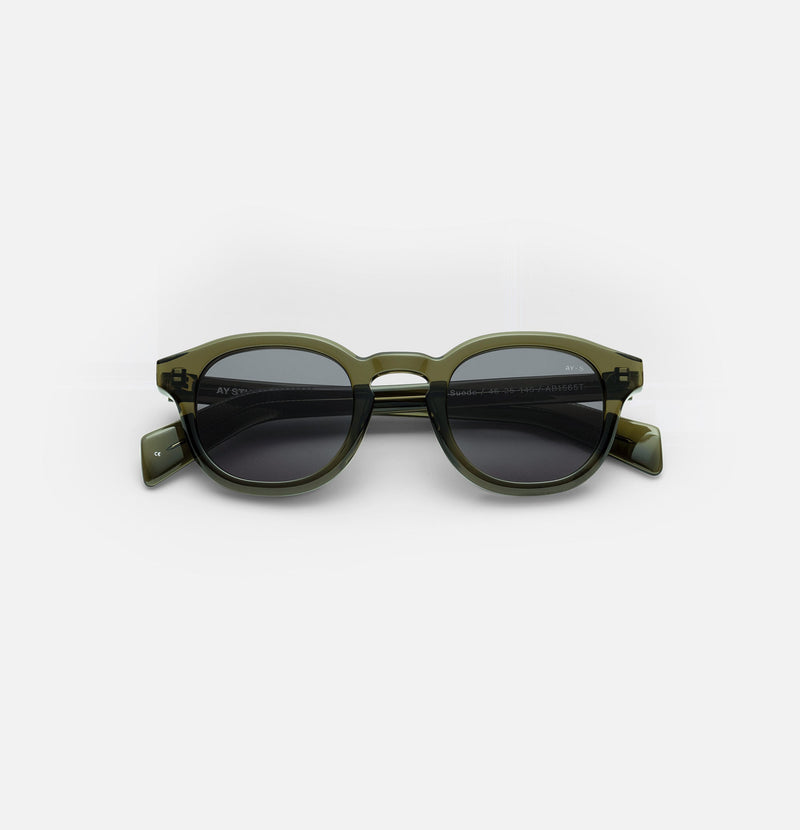 Suede - Transparent green - James Ay